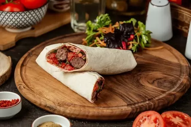 Lamb Shish Wrap