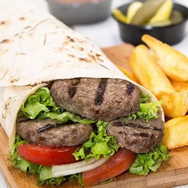 Turkish Meatball Wrap